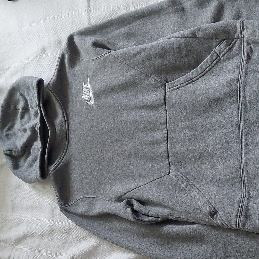 Grey Nike hoodie. Girls size medium